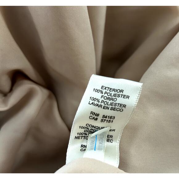 Eliza J Nude Illusion Lace Overlay Sheath Dress Wedding Guest Cocktail Size 8 - Picture 9 of 16